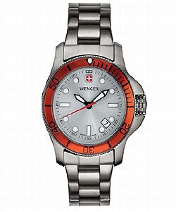 Wenger Women's Orange Battalion III Diver Watch