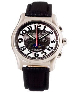 Stuhrling Original 'Jubilee' Moon Phase Watch
