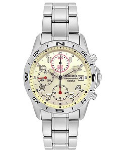 Seiko Men's Chronograph Steel Watch