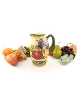Tuscan Collection Handpainted Water Pitcher