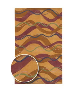 Hand-tufted Brook Collection Wool Rug (3'3 x 5'3)