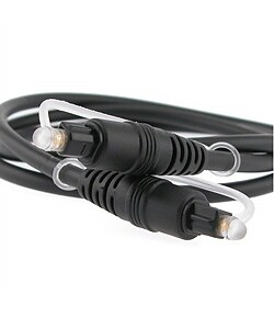 3-foot Molded Digital Optical Audio TosLink Cable