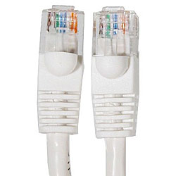 White CAT5e 100-foot Network Ethernet Cable