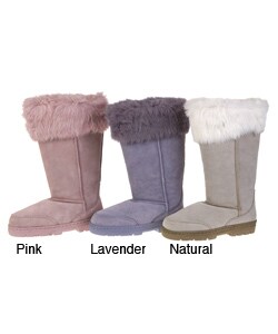 On Your Feet Women's 'Snuggle' Suede Shearling Boots