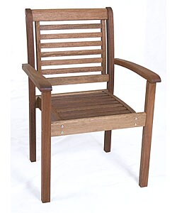 Eucalyptus Wood Stackable Chair