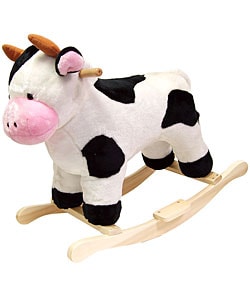 Plush Children's Rocking Cow