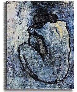 Blue Nude by Pablo Picasso Stretched Canvas Art