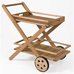 Eucalyptus Wood Bar Trolley