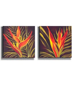 Yvette Birds of Paradise St. Amant Canvas Set