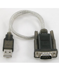 1-Foot USB to Serial Cable