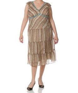 Sangria Women's Plus Size Printed Dress