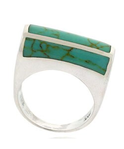 Sterling Silver Turquoise Inlay Ring