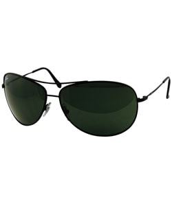 black aviator shades