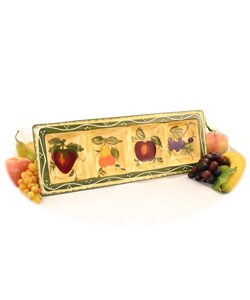 Tuscan Collection Handpainted Rectangle Platter