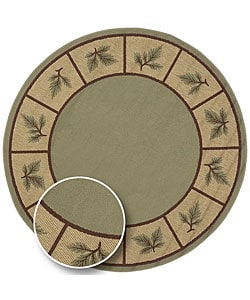 Cafe Series Indoor/ Outdoor Rug (5' 3 Round)