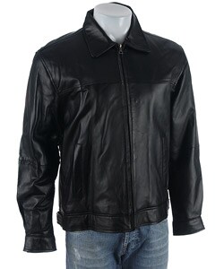 London Fog Men's New Zealand Lambskin Hipster Coat