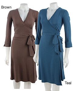 John Carlisle Knit Wrap Dress