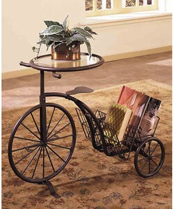 Tricycle Magazine Rack and End Table