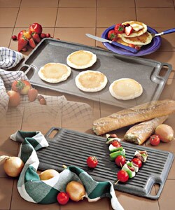 Double Sided Cast Iron Griddle