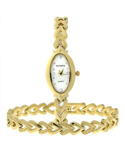 Dufonte by Lucien Piccard Hearts Bracelet/ Watch Set