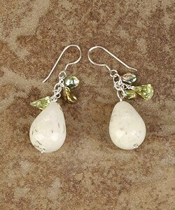 Howlite Cluster Earrings(USA)