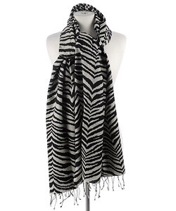 Himalaya Trading Co. Zebra Print Pashmina Wrap