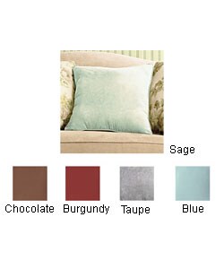 Smooth Suede 18-inch Pillow Pair
