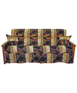 Jacquard Chenille Full-sized Futon Slipcover Set