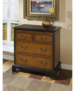 Hand-painted Espresso Accent Chest