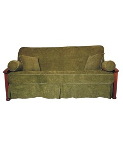 Jacquard Chenille Full-sized Skirted Futon Cover Set