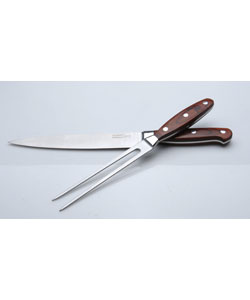 Pakka Handle Forged 2-piece Carving Set