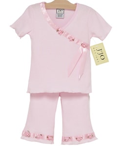 JoJo Designs 2-piece Satin Ribbon Baby Girl's Outfit