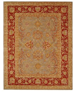 Handmade Tribal Grey Wool Rug (8' x 10')