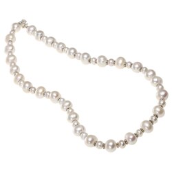 White Cultured Freshwater Pearl Necklace