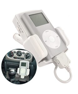 iPod 3-in-1 FM Transmitter/ Charger Car Kit w/ Free Gift