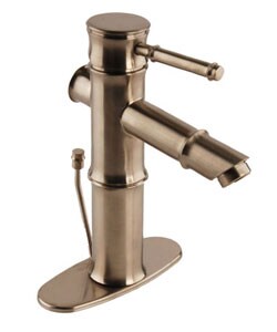 Fountain Cove Bamboo Style Bathroom Sink Faucet