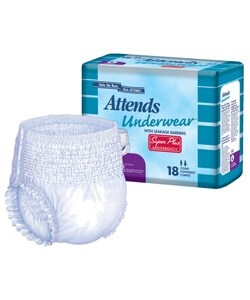 Attends Super Plus Underwear (Case of 72)
