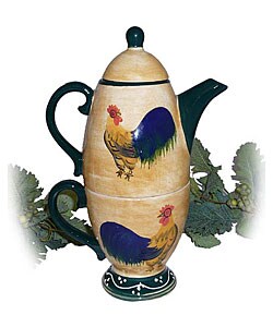 Classic Rooster Collection Tea Set