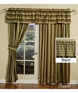 Silk Stripe Window Valance