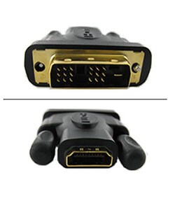 DVI-D Single Link Male to HDMI Female Adapter