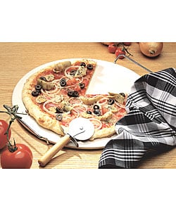 Mayfair & Jackson Round Ceramic Pizza Stone