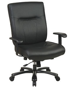 Office Star Big & Tall Executive Leather Chair