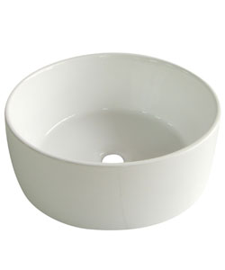Park Vessel White China Sink