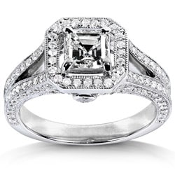 14k White Gold 1 1/3ct TDW Diamond Engagement Ring (H-I, SI1)