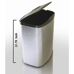 Stainless Steel Touchless Infrared Trash Can