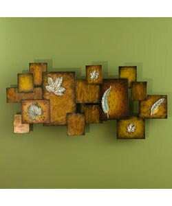 Abstract Leaves Panel Wall Art