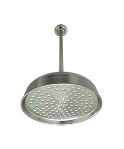 Satin Nickel Showerhead and Arm