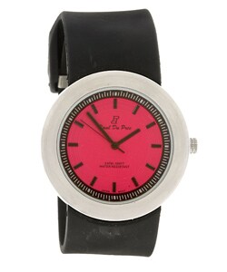 Paul Du Pree Men's Red Dial Sport Watch
