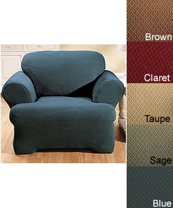 Modern Stretch Washable T-cushion Chair Slipcover