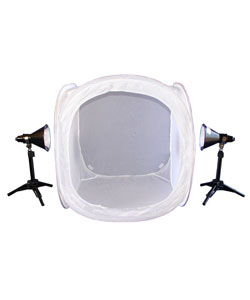 Lumiere L.A. 24-inch Photo Cube & 200W 5500K Light